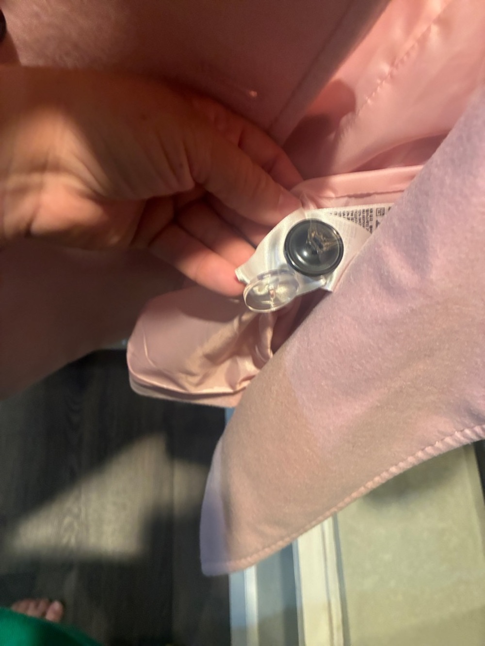 H&M Blush Pink Double-Breasted Pea Coat - Picture 7 of 7